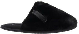 Calvin Klein Pantuflas de hotel para mujer After Glow Yw0yw01593 House Shoes, Negro Triple Negro, 35.5 EU