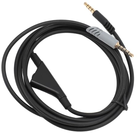 Goshyda Kopfhörer-Soundkabel für Astro A10 A30 A40 A40 TR Gaming-Headset, 3,5-mm-Stecker-Kopfhörerkabel mit Inline-Lautstärkeregler für PS5 für Switch für One für X