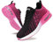 Furuian Zapatillas de seguridad para hombre, ligeras, con puntera de acero, cómodas, con cámara de aire, transpirables, para trabajo, Pink, 39 2/3 EU