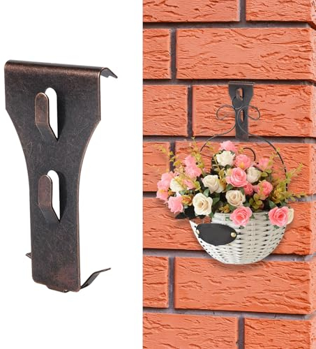 16PCS Steel Brick Clips - Heavy Duty Wall Hooks, No Drill, Fits 2.25-2.45 Inch High Bricks