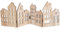 Logbuch-Verlag Case, silhouette da appoggiare in legno, 57 x 20 cm, decorazione per la casa, sfondo natalizio