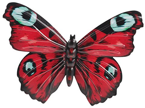 MUSISALY Metal Butterfly Wall Art Decor for Indoor Outdoor Wall Decoration for Living Bedroom Patio Garden Stylish Butterfly Wall Hanging for Home Decor