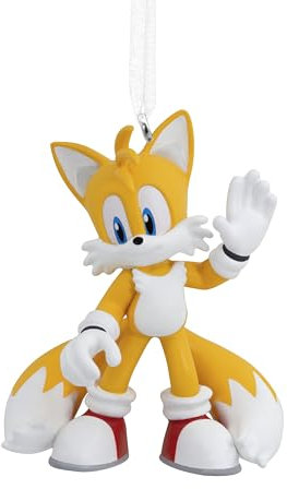 Hallmark Schwänze Hängende Ornament, Sonic der Igel Baumschmuck, Harz Hängende Ornament, Weihnachten Hängende Ornament, Geschenke für Weihnachten