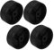Milisten 4 Pièces roulettes de Chauffage Roue Universelle pour Chauffage de terrasse pièces de remorque Accessoires de Chauffage de terrasse radiateur Mobile avec Roues PP Black