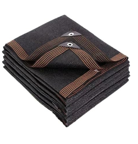 QIUYMGFG Funda de Piscinas Cubre Piscinas Red de Sombra para Plantas, balcón, jardín, Patio Exterior, toldo para sombrilla de Coche, Tela de Sombra para Piscina(Black,3x5m)
