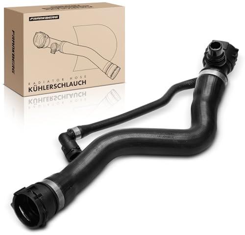 Frankberg Manguera del radiador manguera del motor negra 17127797257 | Compatible con: Serie 1 Convertible E88, Serie 1 Coupé E82, Serie 3 Coupé E92, Serie 3 Touring E91, X1 E84, Serie 3 E90