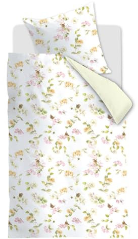 Marjolein Bastin Honeysuckle bettwäsche-Set 2 TLG. - 135x200 - Pastell - Baumwolle - mit Reißverschluss