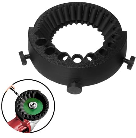 Drill Bit Sharpener Tool Power Drill Bit Sharpeners for Grinder Attachment 2 to 13 MM Drill Bit 125 MM Grinder Handheld Multi Tool Portable Drill Bit Sharpening (Black)