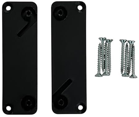 Wandhalterung – kompatibel mit Bosch GAL 1880 CV Ladegerät, stabile Halterung und Wandbefestigung, platzsparendes Design, einfache Montage, Schwarz