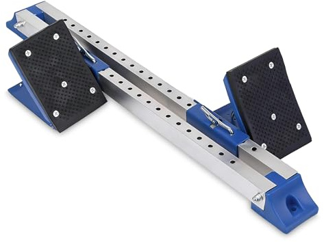 piiyayca Adjustable Starting Block Track and Field - 21 Rear/Front & 6 Pedal Angle Adjustments, Aluminum Alloy Ground-Mount Track Starting Blocks for Sprinters, Runners, Plastic Runway/Cinder Track