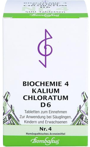 BIOCHEMIE 4 Kalium chloratum D 6 Tabletten 500 St