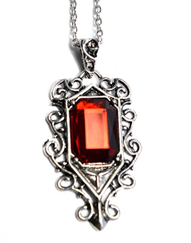 Halskette mit Vintage-Anhänger „Isabelle Lightwood-Rubin“, inspiriert von „Chroniken der Unterwelt - City of Bones“