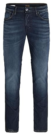 JACK & JONES Slim Straight-fit Jeans Jjitim Jjoriginal AM 782 50SPS NOOS Slim Straight-fit Jeans 30, Blue Denim, (US) 34 / L30