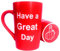 This Might be Wine Funny Coffee Mug Have a Great Day Cup Red, 12 Oz