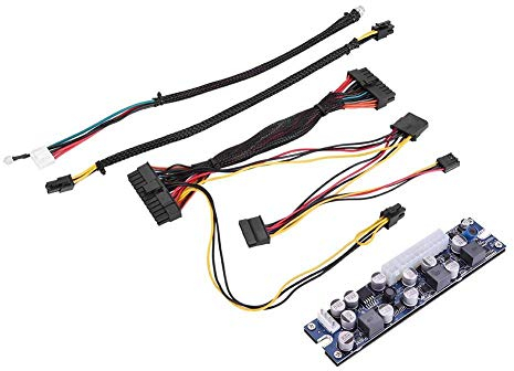 Módulo de Fuente de alimentación PSU DC ATX de 19 V, módulo de alimentación LD-200W Fuente de alimentación DC-ATX DC 24pin ATX a 12V AUX para computadora