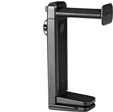Desire2 Headphone Headset Stand Holder, 360 Degree Swivel Springed Clamp Headphone Desk Hanger Hook, for RS120, Momentum, SoundLink, Riff, QuietComfort, MDRZX110 Headphones and More - Black