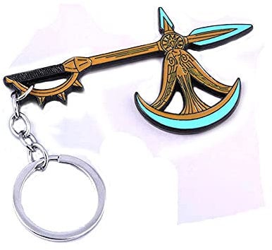 Portachiavi Con Ascia Divina del Tesoro Sacro