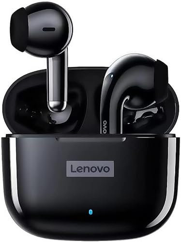 LP40 Pro True Wireless Stereo Earbuds | Bluetooth 5.1 Headphones in-Ear 25H Playtime | USB-C Fast Charge | Deep Bass Touch Control | IPX5 Splash-Proof, Sweat-Proof, TWS Sport (Black)