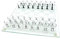 Beito 1Set Glass Chess Set with Wine Glasses for Adults