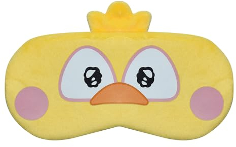 Mezeic Schlafmaske Küken Augenmaske für Schlafen Neuheit Plüsch Schlafmasken Reisen Nickerchen Augenbinde Augen Abdeckung Nachtmaske für Kinder Mädchen Jungen Damen (Küken)