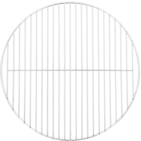 vidaXL Griglia per Barbecue Rotonda Ø44,5 cm Acciaio Inossidabile 304, griglia di Sostituzione, griglia per grigliate, griglia per grigliate a Gas