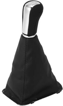 Pomos Palanca De Cambios para Toyota para Avensis T25 MK2 II 2003-2009 Perilla Palanca Cambios Cuero PU 5 Velocidades Tapa Palanca Cambios Bota Cambio Marchas Pomo Palanca De Cambios