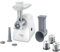 Hachoir a viande - BOSCH - MFW2514W SmartPower - Blanc - moteur bloqué 1500 W - 1,7 kg/mn - 2 grilles de hachoir - râpeur/émi
