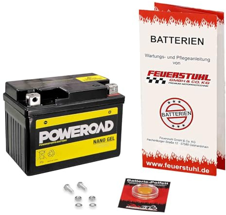 Batterie für Aprilia SR 50 Street 2T, 2003-2012 (ZD4TEA) wartungsfrei, einbaufertig (inkl. 7,50€ Pfand) Gel 5Ah