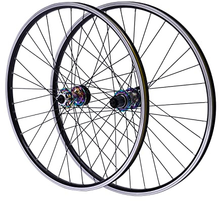Set di ruote per mountain bike, 29 pollici, in lega di alluminio, per cerchione, mountain bike, sgancio rapido, ruota anteriore e posteriore, adatto per cassette da 7 a 12 marce