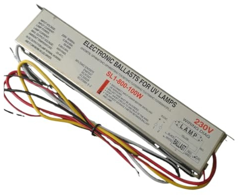 Balastos electrónicos, SL1-800-100W 55-95W 230V, for tratamiento de agua, purificación de aire y tratamiento de gases residuales