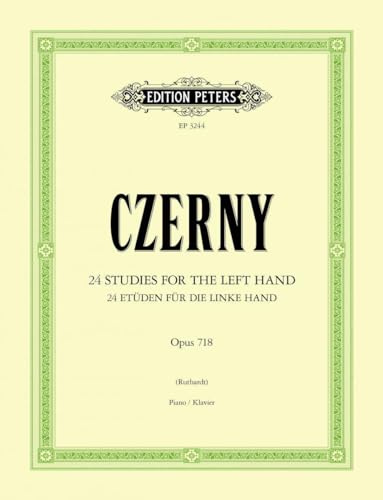 24 Studies for the Left Hand Op. 718 (Edition Peters)