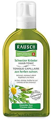 Rausch Schweizer Kräuter Haar-Tonic (erfrischt, beugt Schuppenbildung vor und mildert Juckreiz - Vegan), 1er Pack (1 x 200 ml)