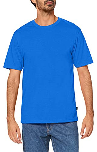 Trigema Herren T-Shirt 636202, Gr. Small, Blau (royal 049)