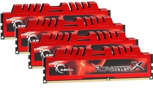 G.Skill Ripjaws-X Memory Arbeitspeicher 32GB (1333MHz, 240-polig, 4X 8GB, CL9) DIMM DDR3-RAM Kit