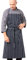 Chef Works Unisex English Chef Apron Kochschürze, Marineblau mit Kreidestreifen, Einheitsgröße