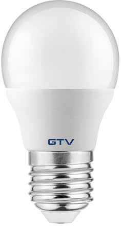 GTV LED Tropfenlampe B45 E27 8,0W 720lm 4000K Neutralweiß 230V 160° Glühbirne Kleinbirne