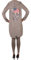 Fashion You Want Damen Cardigan Größe 38/40 bis 48/50 verfügbar offener Cardigan Strickjacke Bolero Poncho Blazer mit Trendmotiv Stern Anker Totenkopf Skull (38/40, Skull USA grau)
