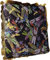 Kare Design Kissen Tropical Garden Fringe, Mehrfarbig, Fransen, Zierkissen, Samtoptik, Dekokissen mit Reißverschluss, 45x45 cm (L/B)