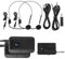 Eboxer VHF Wireless Microphone Headset, Portable Wireless Headmounted Mic System with Transmitter Receiver for Stage Speakers, Guides, Conference Presenters, etc.