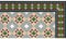Melody Jane Dolls House Victorian Mosaic Grosvenor Tile Floor 1:12 Flooring Gloss Card Sheet