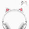 WQNIDE Headband Cover for AirPods Max, Cute cat Ears Design Soft Silicone Headphone Headband Protectors/Comfort Cushion/Top Pad Protector Sleeve Compatible with Apple AirPods Max (White)