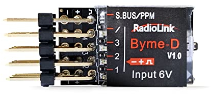 Radiolink Byme-D Stabilisator Flugsteuerung für Delta Wing, SU27, F22 Papierflugzeuge, Anfänger-Fernbedienung, integrierter Kreisel 3D Fly
