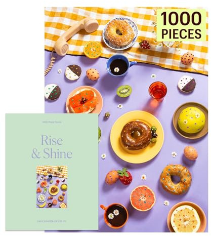 Piecework Puzzles Damen Rise & Shine 1000 Teile Puzzle, Grün , Einheitsgröße