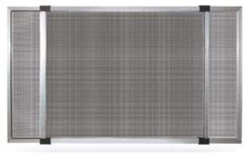 Zanzariera Estensibile Avorio Telaio in alluminio 70x100 con spazzolino