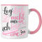 Trendation - Häkeln Tasse Geschenk Grafik Stricken Geschenkidee Spruch Lustig Ich Habe Eine 9 mm (Rosa)