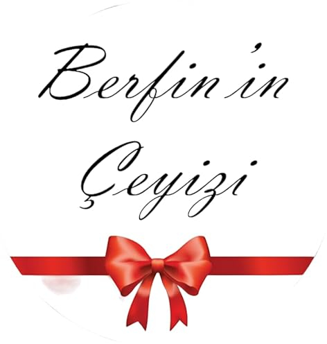Çeyiz Aufkleber | Damat und Gelin Bohca | Aufkleber | Dekoration | A4 30 x 21 cm 5 (10)
