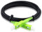 Boobrie Câble de raccordement en fibre optique SC/APC vers SC/APC monomode Simplex de 3 m, câble de raccordement en fibre SC/APC, gaine noire pour système de communication en fibre optique, câbles
