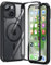 Aunote Coque iPhone 15 360 Degrés Protection, Housse Étui Apple i Phone 15 MagSafe Antichoc avec d'Écran Verre Trempé Ultra Mince Rigide Intégrale iPhone15 Cover Case Coke Transparent Clear Noir