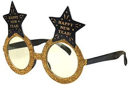 Toyvian Lustige Brille 2020 Neuheit Sonnenbrille 2020 Brillen Schnapsgläser Spielzeug Partybrille Abschlussball Requisiten Neuheitsbrille