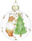 Gisela Graham Baby's First Christmas Ball - Weihnachtskugel - Glas - Weihnachten - Bär